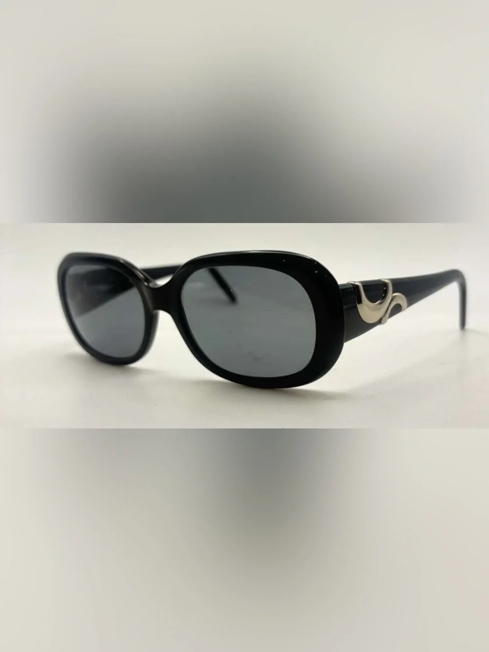 Kirkland Signature Muscat Black Oval Sunglasses Frames Only Italy